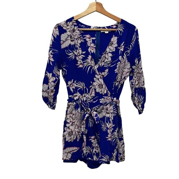 Yumi Kim Liz Rompe in French Rose Royal BLue Women's Size Medium - Picture 2 of 11